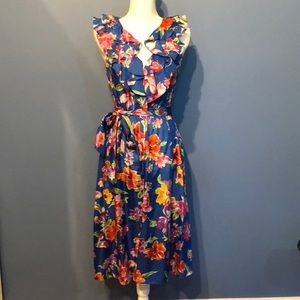 Lauren by Ralph Lauren Silk Shirt Dress